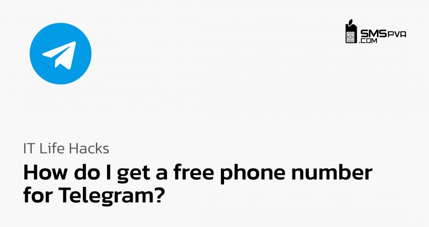 How do I get a free phone number for Telegram?
