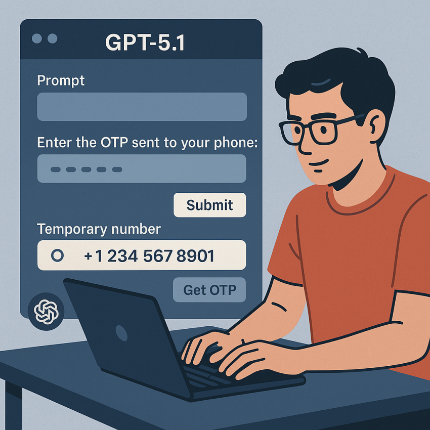 GPT-5.1 prompts for QA OTP testing with temporary numbers - OpenAI on SMSPVA