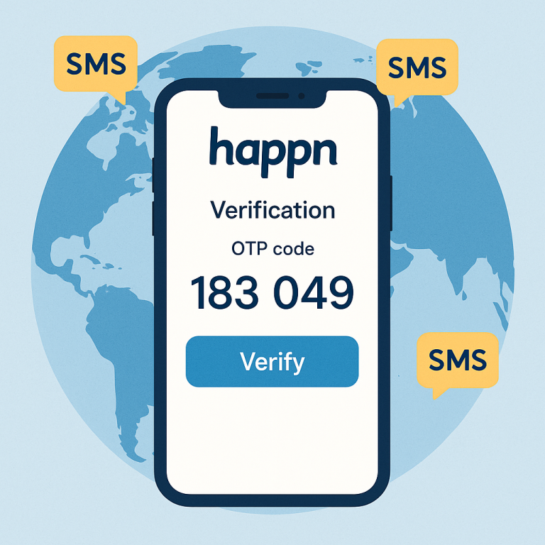 Happn: Temporary Numbers for OTP Verification