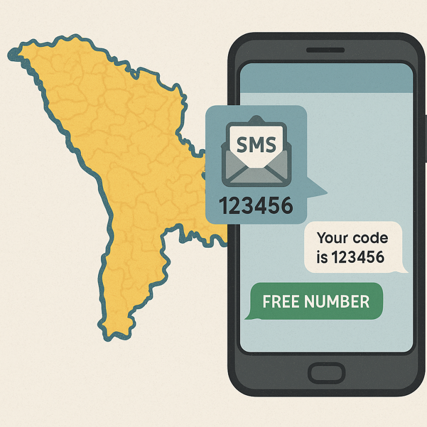 Use cases: Moldova free numbers for verification on a phone