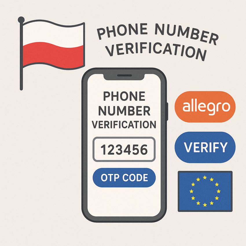 Polish phone number verification for Allegro and EU verifications
