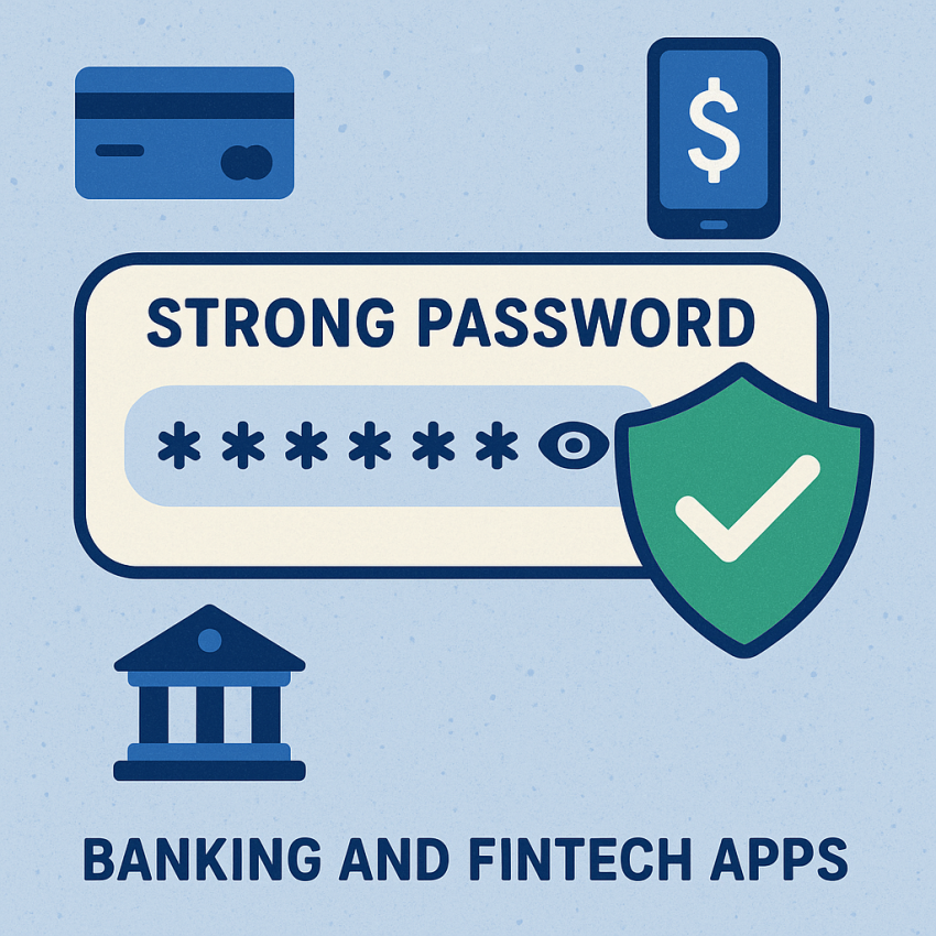 Strong password for banking and fintech apps