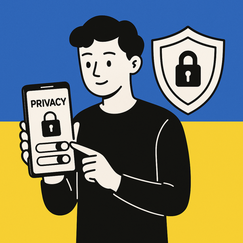 Privacy tips for Ukraine free numbers on a phone