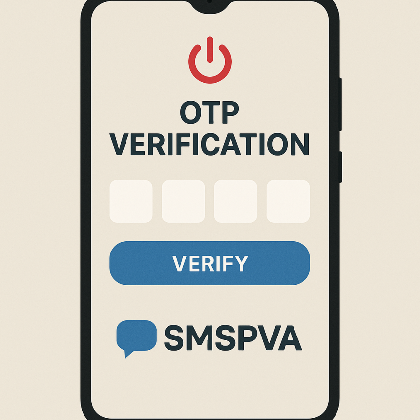 SMS-Activate shutdown: what to use instead - smartphone receiving OTP with SMSPVA