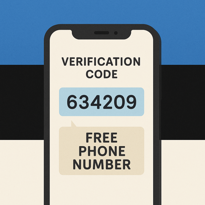 How to verify accounts in Estonia using a free phone number - Estonia verification on phone