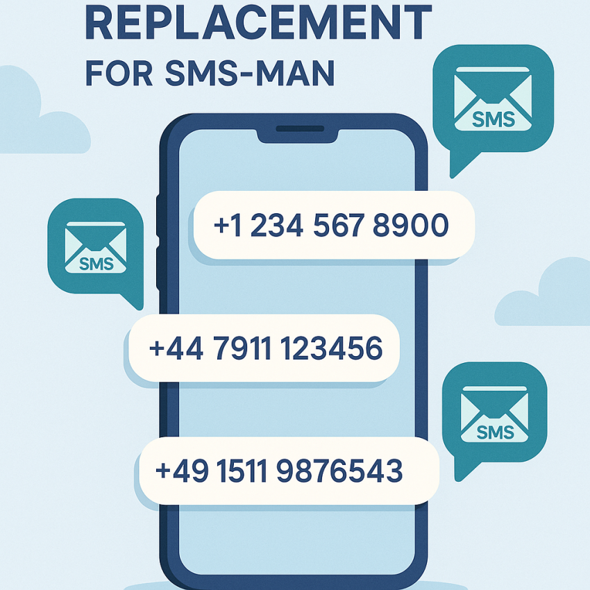 All-in-one replacement for SMS-Man: smartphone with global virtual numbers