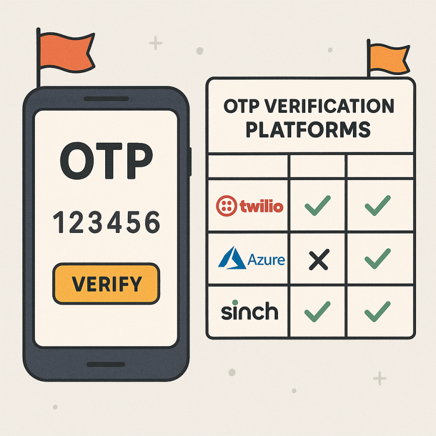 Platforms competing with 5sim for OTP verification – comparison chart