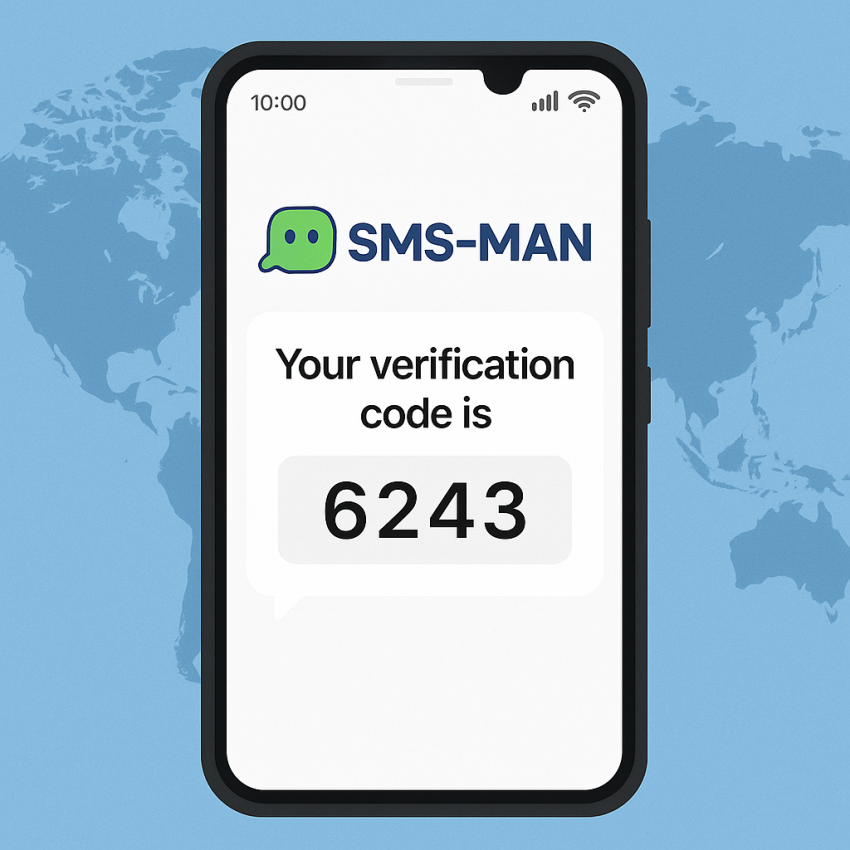SMS-Man virtual number for SMS verification and OTP delivery